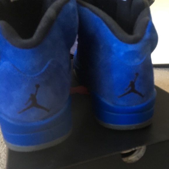 Jordan 5 Blue Suede Size 9 - Picture 4 of 6